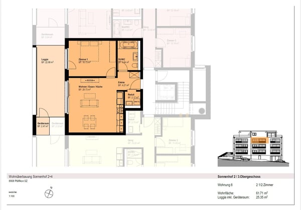 Erstvermietung Sonnenhof 1 + 4, 8808 Pfäffikon SZ / ab Mitte Dezember 1015 verfügbar 7