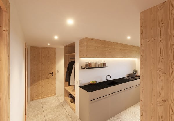 1.5-Zimmer-Wohnung mit Bergblick in Davos Dorf 3