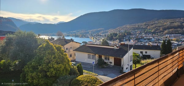 Splendido appartamento 1.5 locali con vista lago a Ponte Tresa 1