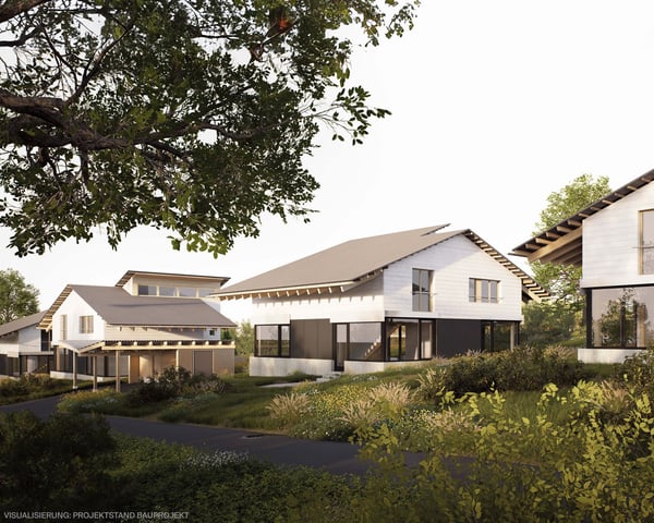 Fünf grosszügige Einfamilienhäuser in Madiswil 1