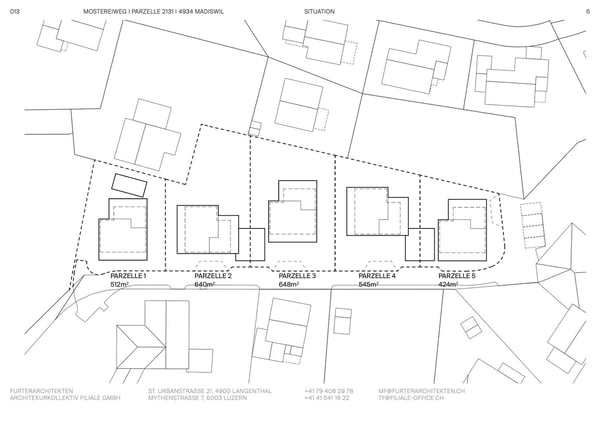 Fünf grosszügige Einfamilienhäuser in Madiswil 2