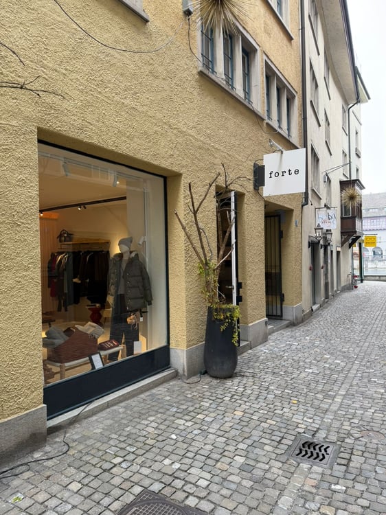 Prämium-Boutique Zinnengasse – 5-Jahres-Mietvertrag Übernahmepreis CHF 270'000 2