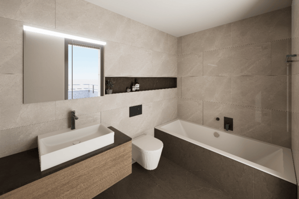 Erstvermietung moderne 1.5-Zimmer-Attikawohnung in Wilen b. Wollerau 1