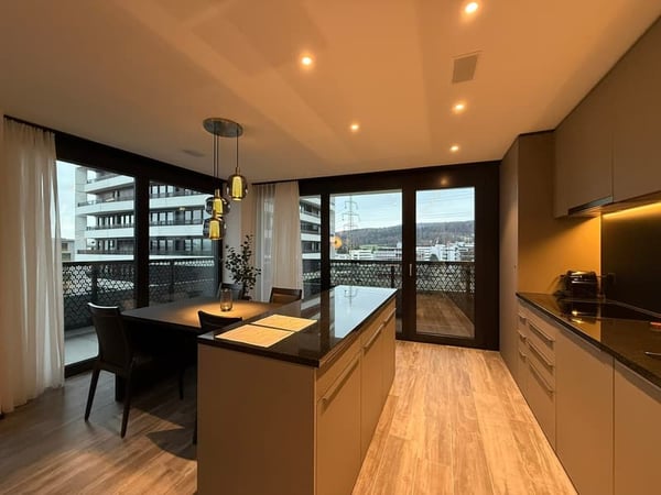 Moderne 1.5-Zimmer-Wohnung mit Balkon und Panoramablick in Dübendorf 4