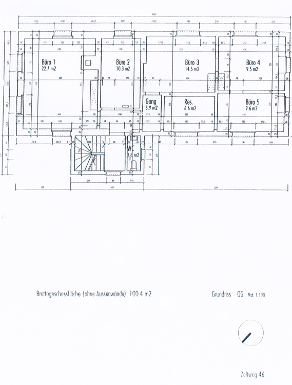 Schöne Büroräumlichkeiten mit 1 Zimmern an zentraler Lage nahe Stadelhofen 7
