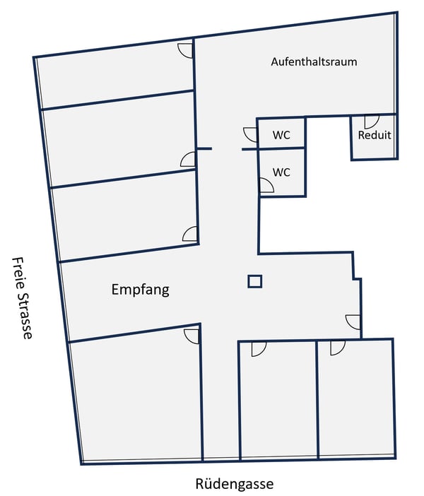 Repräsentative Büroräume an der Freie Strasse 20 in Basel 2