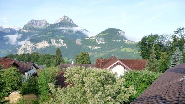 Modernes 1 ½ Zimmer-Zweifamilienhaus in Top-Lage mit atemberaubender Bergsicht in Morschach 12
