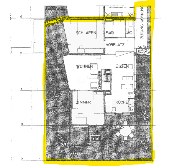 Helle und moderne 1.5-Zimmer Attikawohnung mit grosser Terrasse und viel Privatsphäre 14