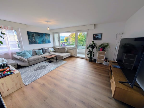 Spacious 1.5-room family apartment with garage in quiet Schwadernau 1