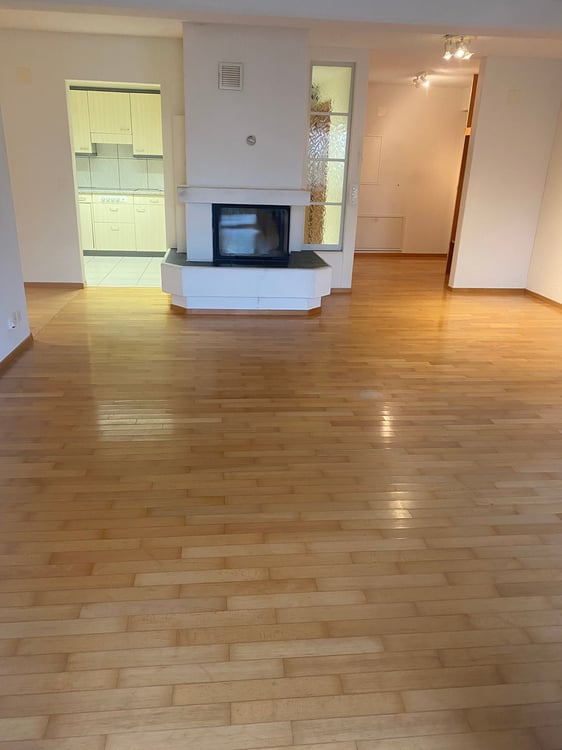 Moderne 1.5-Zimmer-Wohnung mit Kamin und Balkon in Walde AG 1