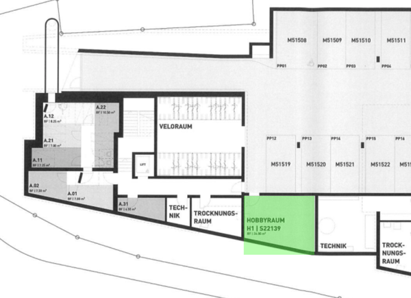 Moderner Hobbyraum / Lagerraum in zentraler Lage St. Gallen 1