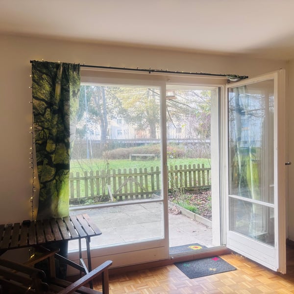 Befristet bis Ende März 2026! Charmante  1-Zimmer-Erdgeschosswohnung mit Terasse 1