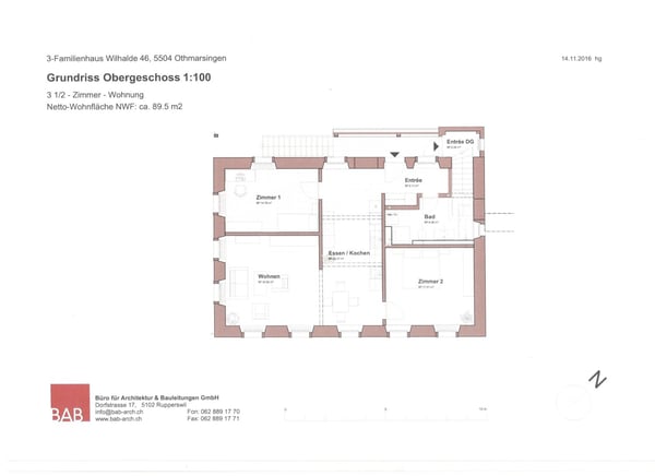 Charmante 1.5-Zimmer-Wohnung in historischem Gebäude in Othmarsingen 10