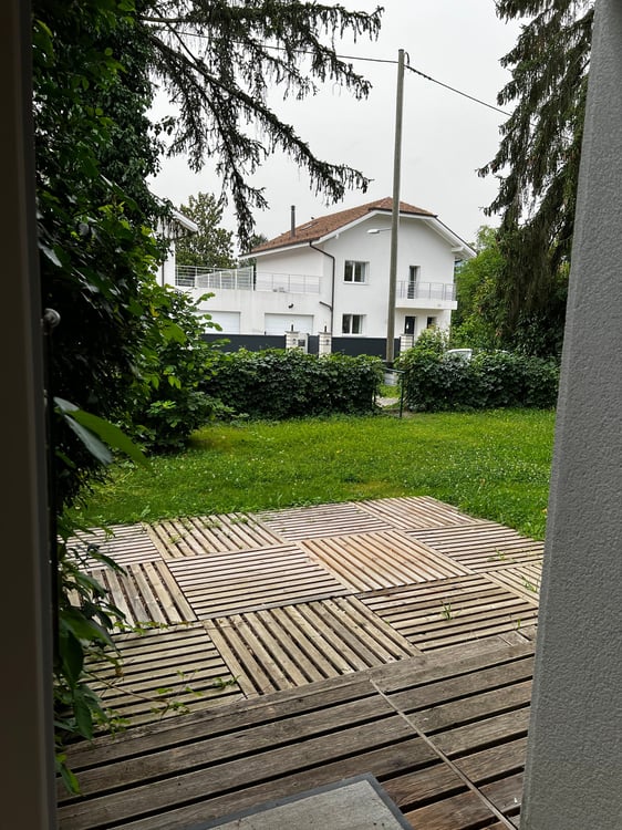 Spacious 1-room apartment with garden access in Chêne-Bourg 5