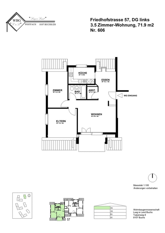 Wohnen in Bonstetten, 1.5 Zimmer-Wohnung erwartet Sie 7