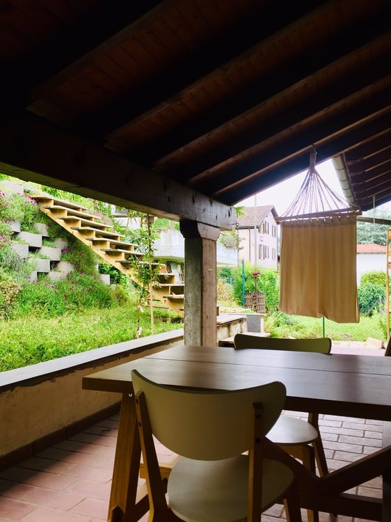 Sonnige Wohnung in Monteggio-Paese mit traumhafter Bergsicht und eigenem Garten 7