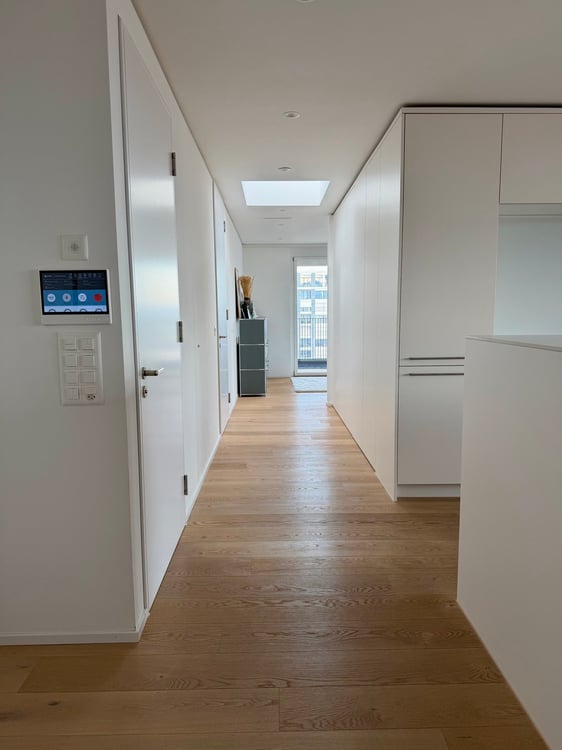 Moderne 1.5-Zimmer-Attikawohnung mit Seesicht im Papieri-Areal 4