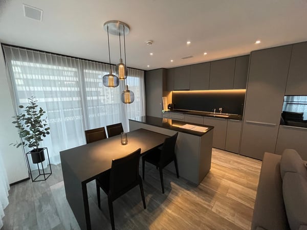 Zürich Three Point, wunderschöne, hochwertige und vollständig möblierte 1.5 Zimmer Neubauwohnung 9