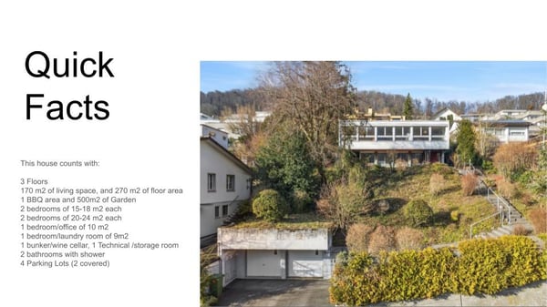 Spacious 3.5-room villa with fireplace and garage in quiet Ennetbaden 3