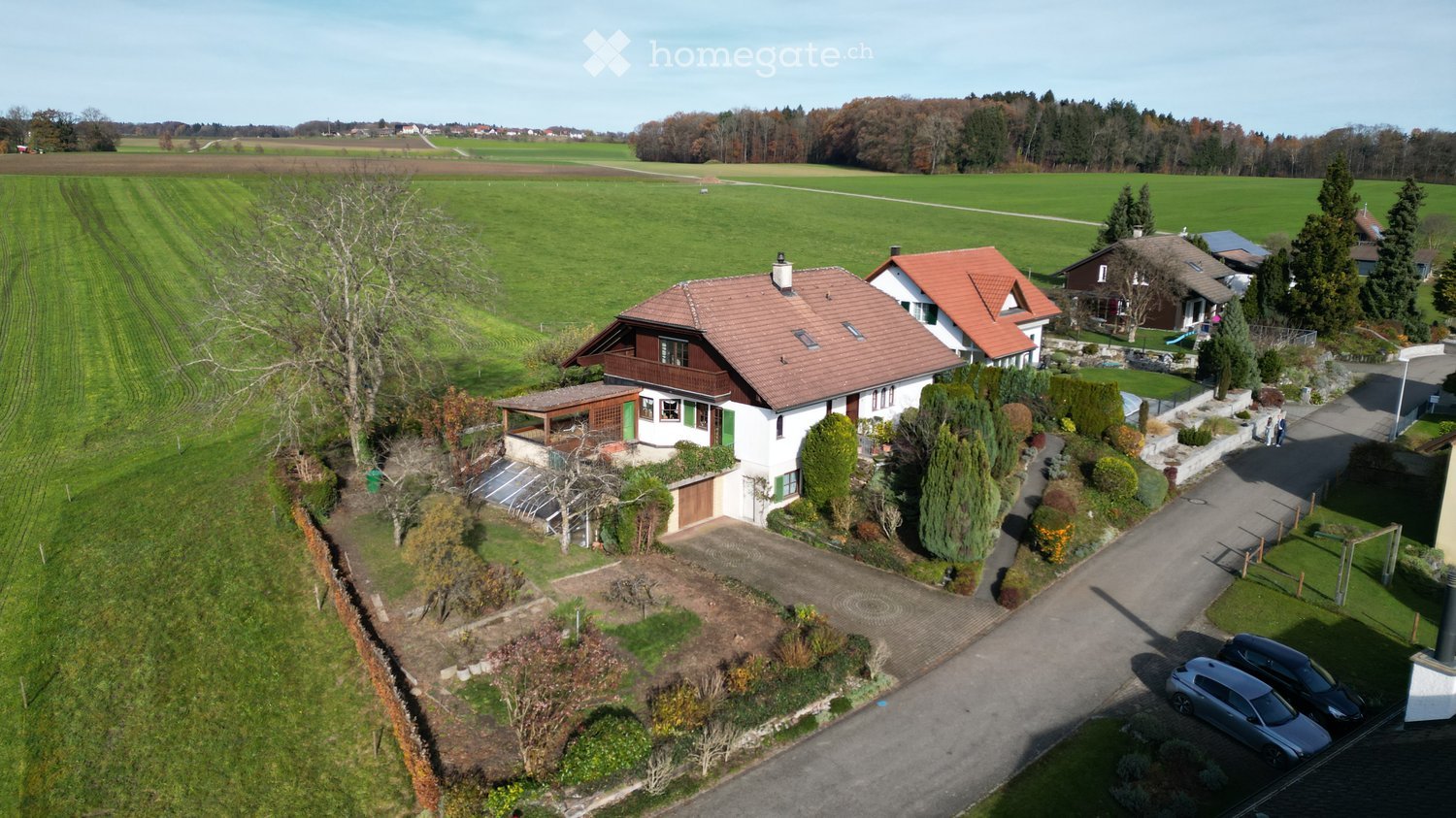 Immobilie in Sonterswil - Freistehendes 2.5 Zimmer Einfamilienhaus in unverbaubarer Panoramalage - Bild 1