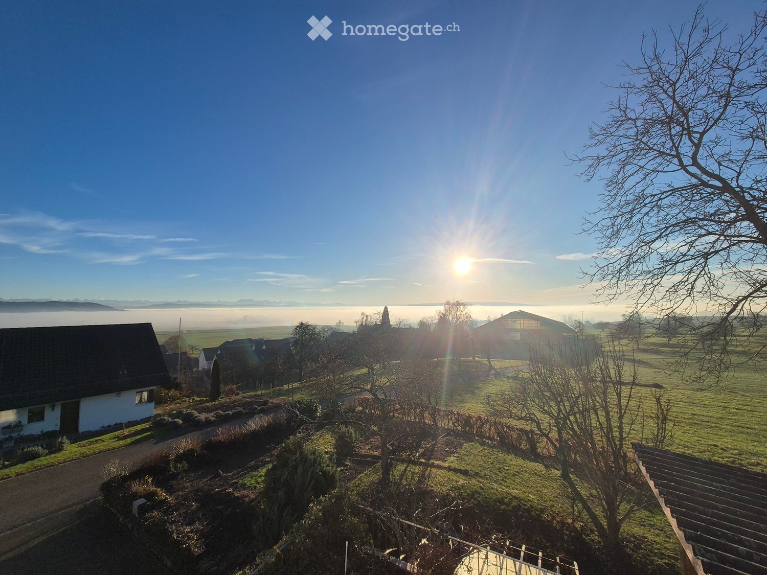 Immobilie in Sonterswil - Freistehendes 2.5 Zimmer Einfamilienhaus in unverbaubarer Panoramalage - Bild 7