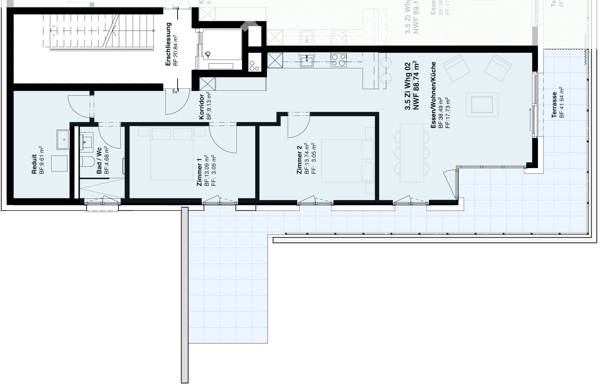 Erstvermietung der Modernen 3.5-Zimmer-Terrassenwohnung in Bassersdorf - Neubau 2026 15