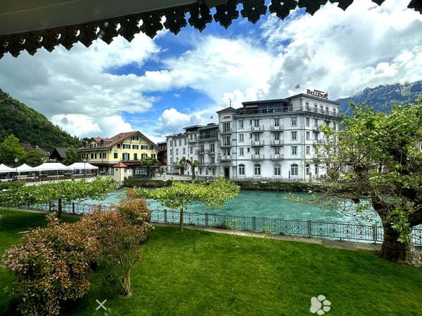 Historisches Bijou mit Aare- und Jungfraublick – Residence du Pont, Interlaken 6