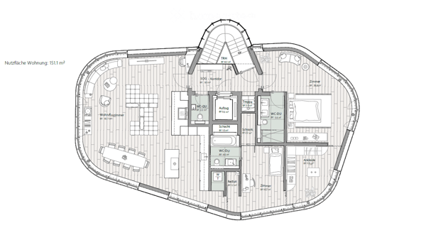 Das Besondere: Aussergewöhnliche Luxuswohnung mit privatem Liftzugang und exklusiver Dachterrasse 24
