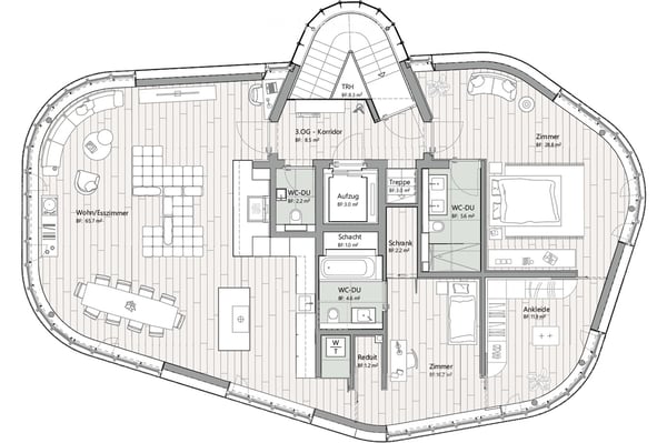 Das Besondere: Aussergewöhnliche Luxuswohnung mit privatem Liftzugang und exklusiver Dachterrasse 22