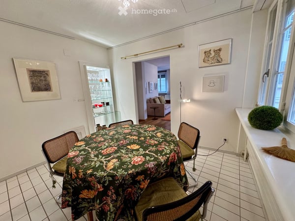 Charming furnished apartment in the heart of Zürich pedestrian area with partial river view 2