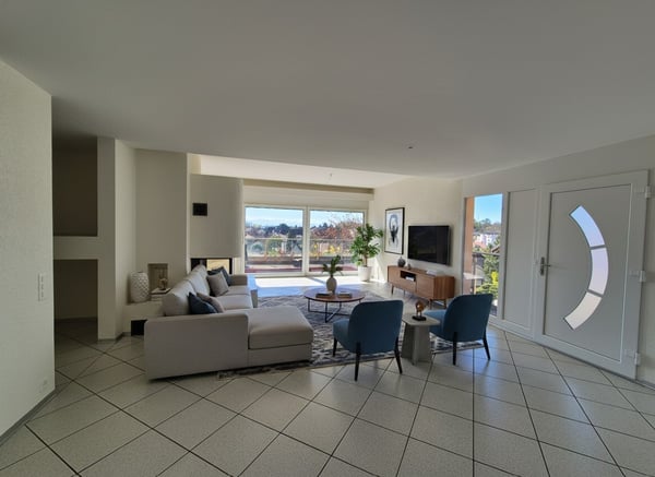 Exceptionnel appartement 5p. 150m² en villa - Terrasse panoramique 40m² - Vue lac, Alps & château 3