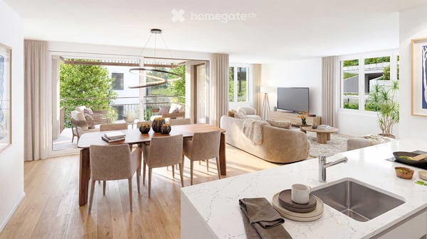 Neubau 5.5-Zimmer-Wohnung A 001 Gänseblümchen mit Minergie-Standard in Wohlenschwil