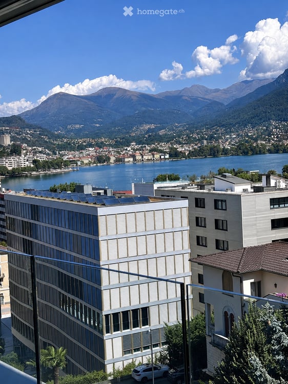 PARADISO - 2.5 arredato con vista lago e sul golfo di Lugano