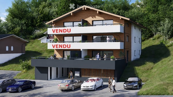 Spacieux 3.5 pièces neuf avec terrasse et pelouse à Arbaz 3