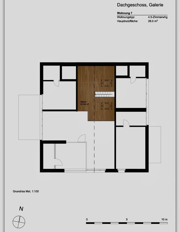 Moderne 4.5-Zimmer-Dachwohnung mit Galerie in Uznach – Neubau ab September 2026 9