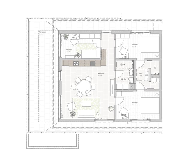 Attika-Highlight: Sonne, Terrasse, Weitblick! 3