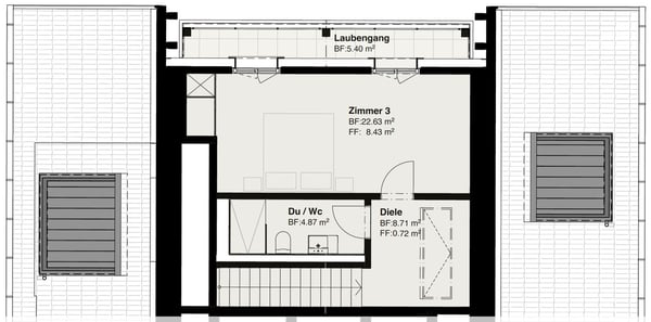 Erstvermietung einer modernen 4.5-Zimmer-Dach-Maisonette-Wohnung in Bassersdorf 12