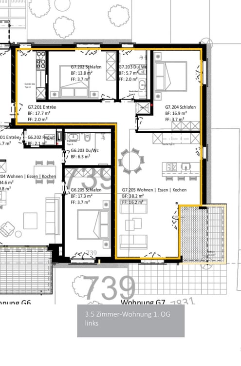Helle 4.5-Zimmer-Neubauwohnung mit Balkon in Zell ZH 8
