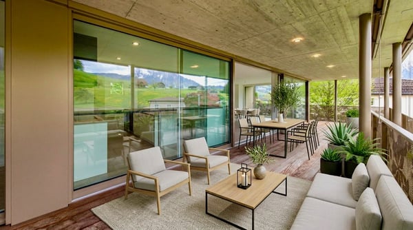 Moderne 4.5-Zimmer-Wohnung mit Blick auf den Pilatus in Kastanienbaum 7