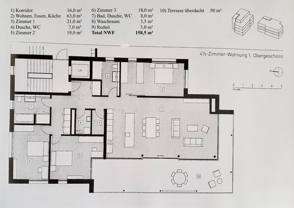 Moderne 4.5-Zimmer-Wohnung mit Blick auf den Pilatus in Kastanienbaum 22