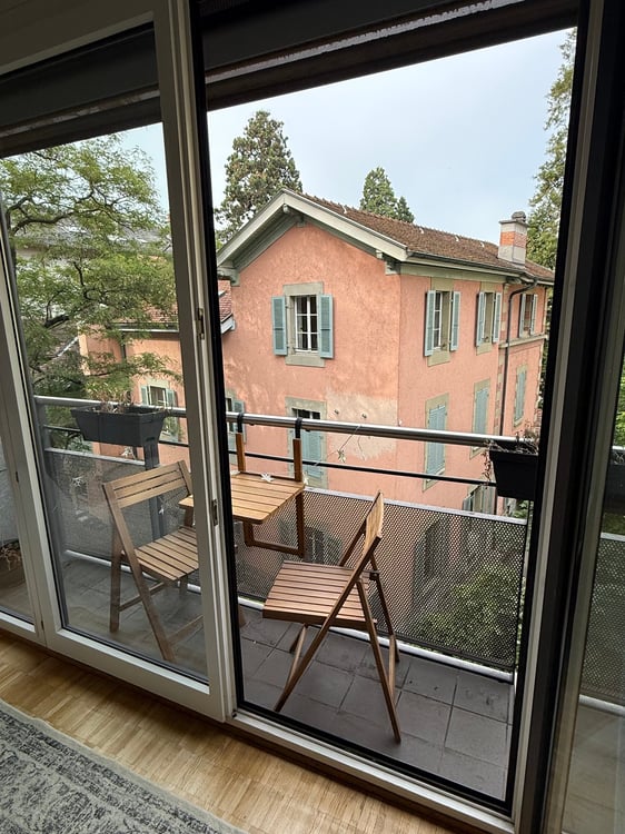 Lease Takeover:  Charming 5-Room Apartment with Balcony & Beautiful Views in Geneva's Eaux-Vives 2