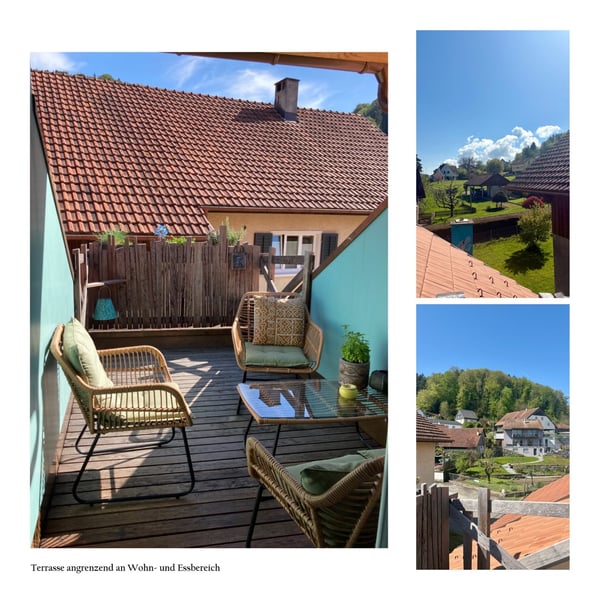 Stilvolle 4-Zi.-Maisonette, lichtdurchflutetem Wohnbereich,charaktervollen Altholzbalken,ruhige Lage 5