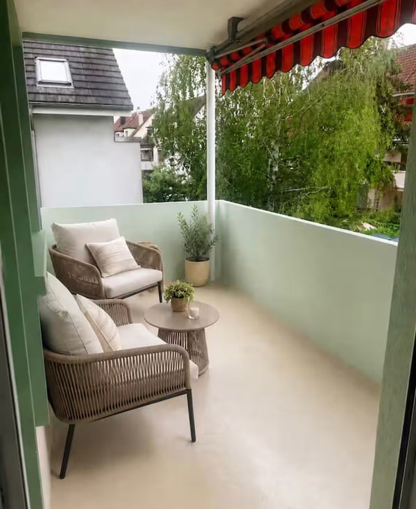 Möblierte 3-Zimmer-Wohnung mit Balkon in Birsfelden – ab sofort verfügbar 9