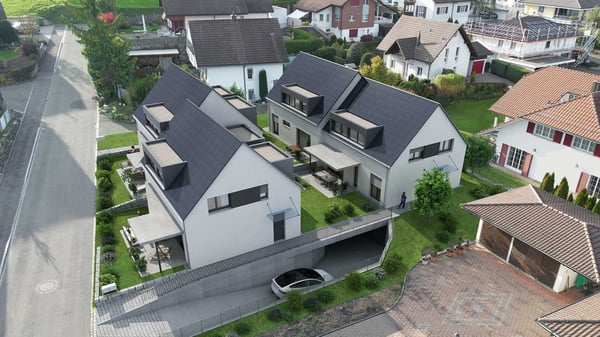 Doppeleinfamilienhaus Hangstrasse 2a, Boswil inkl. Parkplätze 3