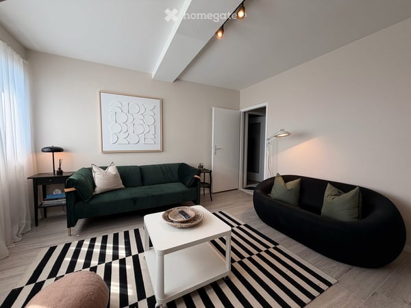 Furnished 2 bedrooms in Champel. 1 to 5 years lease. 2