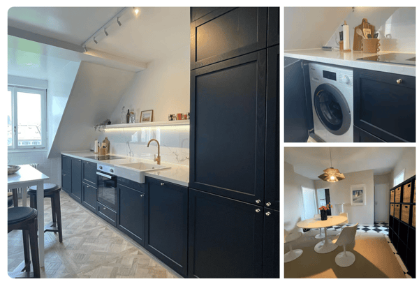 Furnished 2 bedrooms in Champel. 1 to 5 years lease. 5