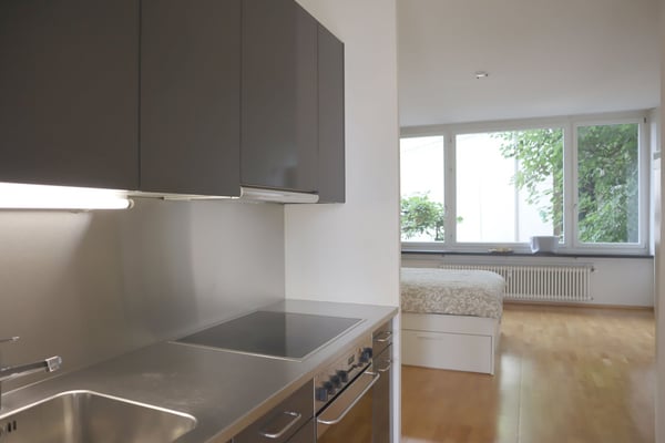 Möblierte interessante, rational-moderne 2 Zimmer-Wohnung 4