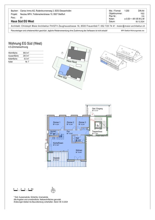 Erstvermietung – Wohnen am Sonnenberg: Moderne 4.5-Zimmer-Wohnung mit grosser Aussenfläche 10