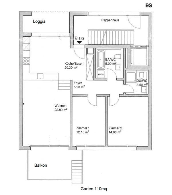 Moderne 4.5-Zimmer-Wohnung mit privatem Garten in Unterwindisch – Bezug ab 1. August 2026 15