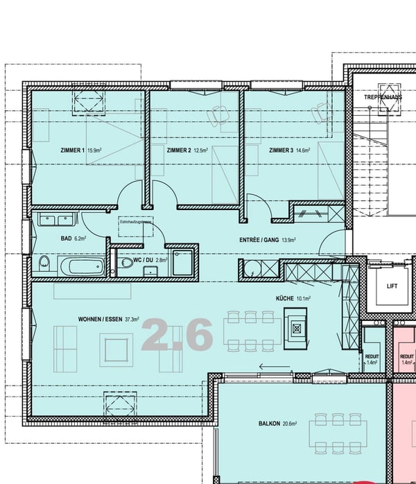 4.5-Zimmer-Dachwohnung sucht Nachmieter 3